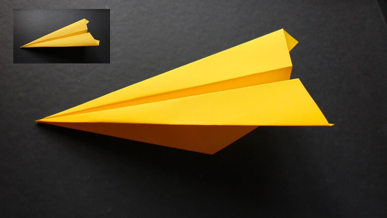 Origami 'Flieger' selber falten Basteln mit Papier [W+]