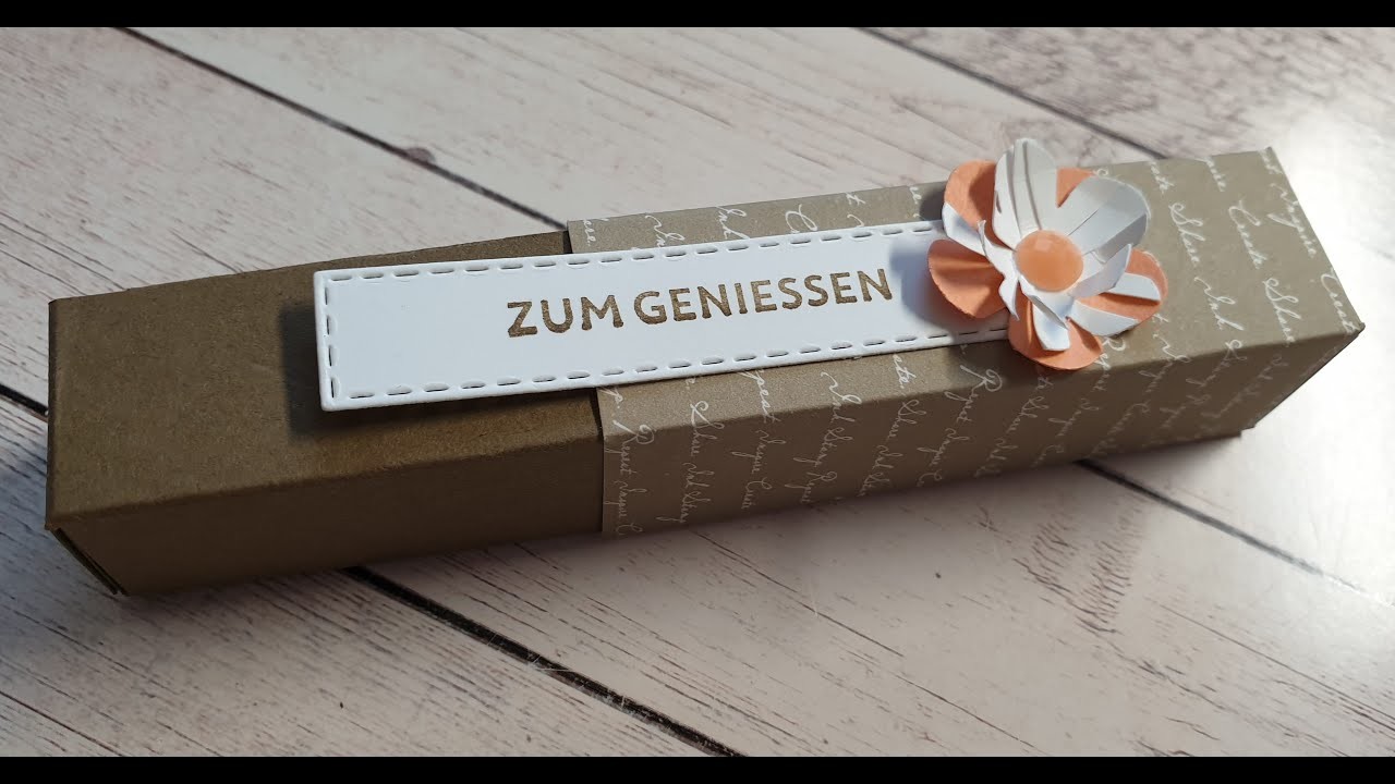 Schnelle Verpackung - perfekte Resteverwertung - Stampin´Up - Live-Basteln