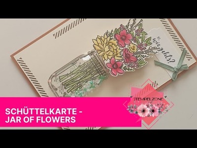 Schüttelkarte| Jar of Flowers | Stampin' Up!