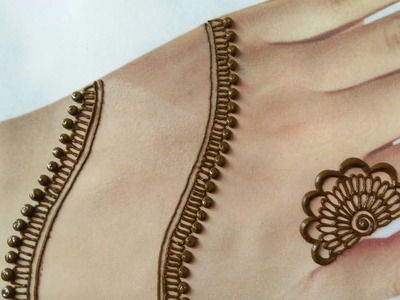 Simple mehndi design for back hands | Beautiful jewelry mehndi 2020 | Mehndi designs
