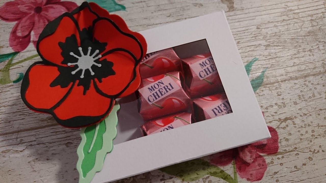 Wir basteln eine Mon Cheri Verpackung