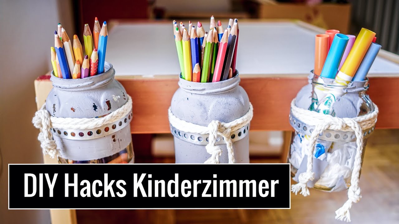 3 DIY Upcycling Ideen für Ordnung im Kinderzimmer - Ordnung schaffen im Kinderzimmer