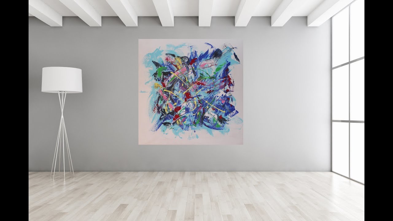Acrylbild Home Decor - Ideen für deine Kunst - Wohnideen - abstrakte Bilder Bild 07 2020 Blue