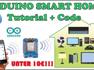 Arduino project ESP8266 Smartphone steuern.schalten DIY SMART HOME WIFI Webserver Tutorial.Anleitung