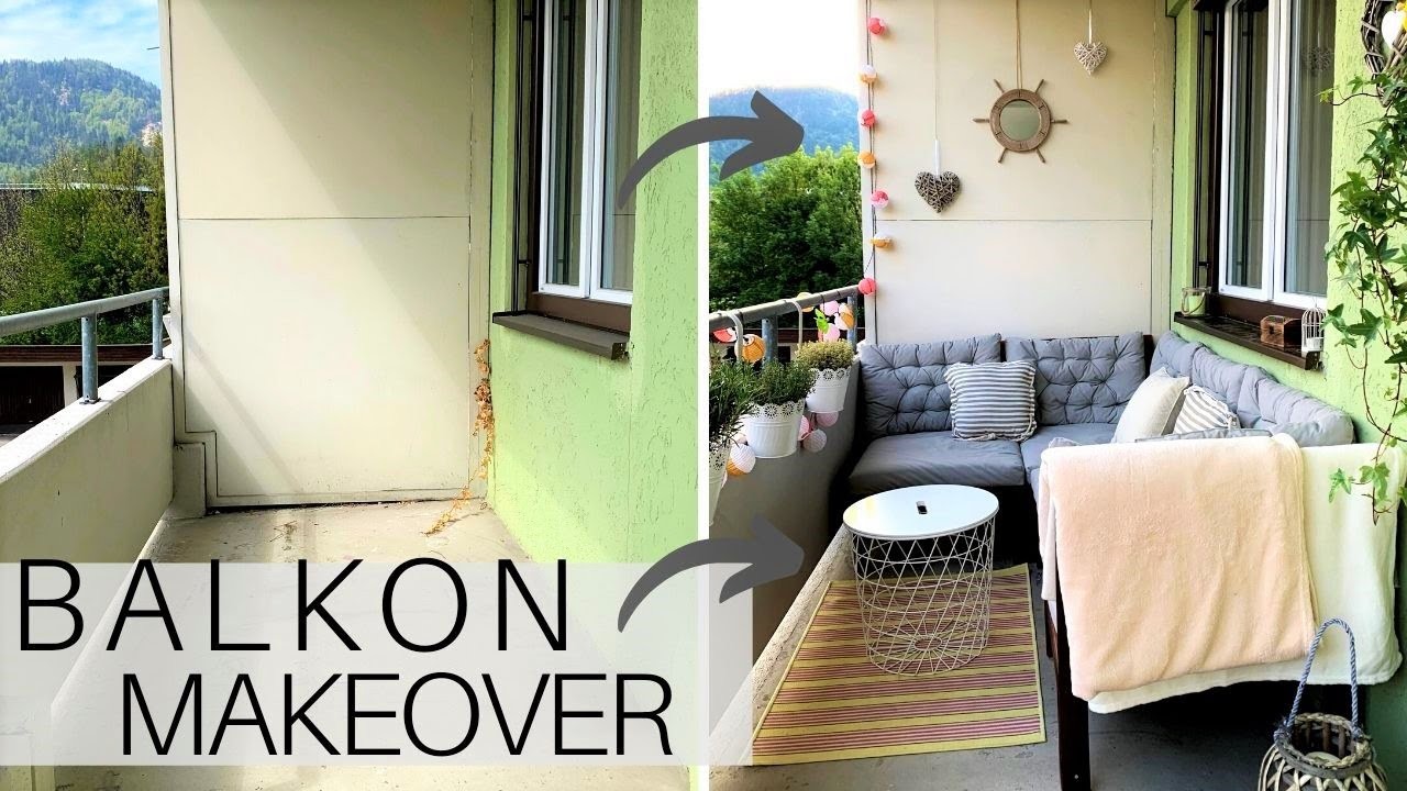Balkon Makeover - Dekoideen für den Sommer 2020 auf Balkonien | marahonig