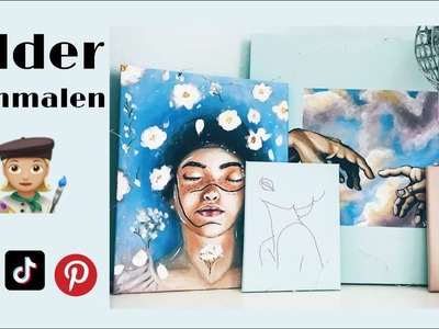 Bilder nachmalen aus Instagram und co. - DIY Bilderwand