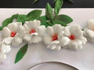 DIY Blumen-Haarreif aus Foamiran. Einfach und sehr schön!