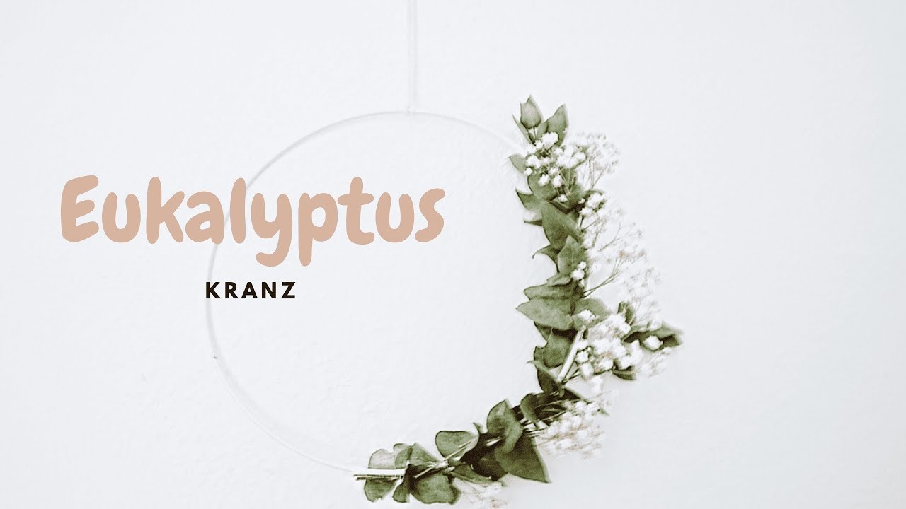 Eukalyptus Kranz binden - Eukalyptusring DIY - schnell & einfach