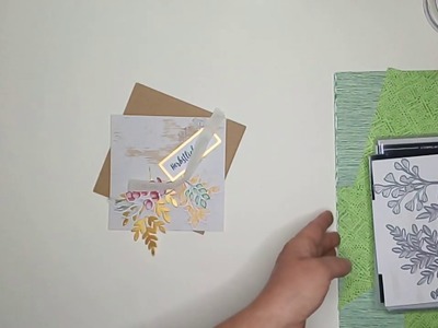 Ewiges Grün. 4 Karten.Jahreszeiten.Stampin up