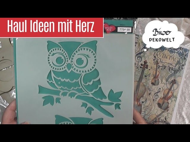 Haul Ideen mit Herz Stanzen und und mehr