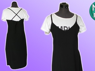 Kleid nähen ohne Schnittmuster | DIY Slip Dress | Sommerkleid | Nähen für Anfänger | Näh mit mir!