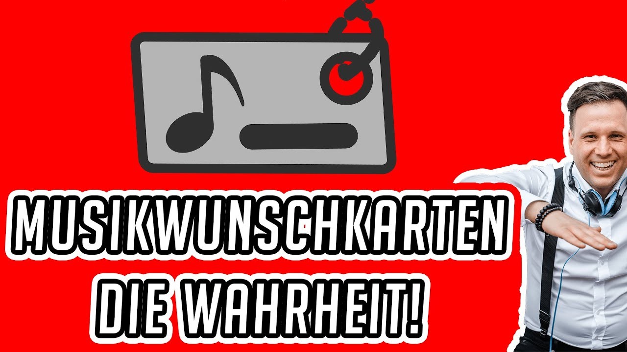 Musikwunschkarten Hochzeit: Wie wichtig sind die Karten wirklich?