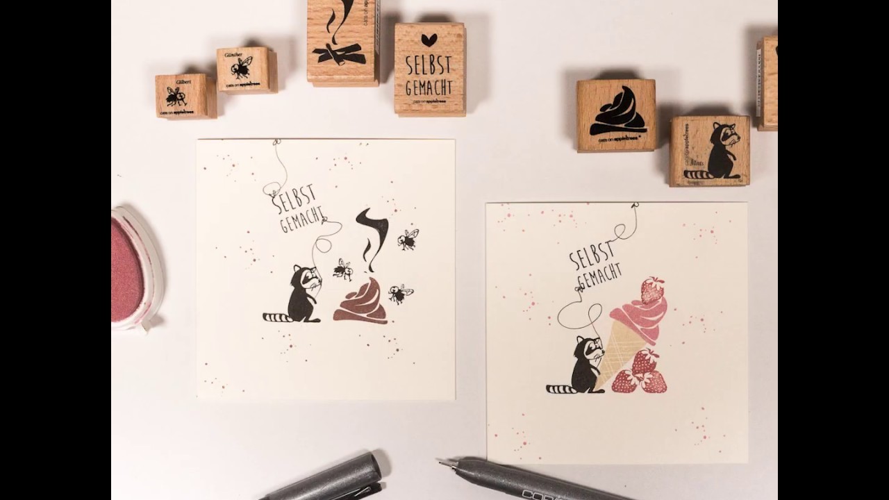 Quick & Easy Card Stamping Tutorial #49 - Sahnehäubchen