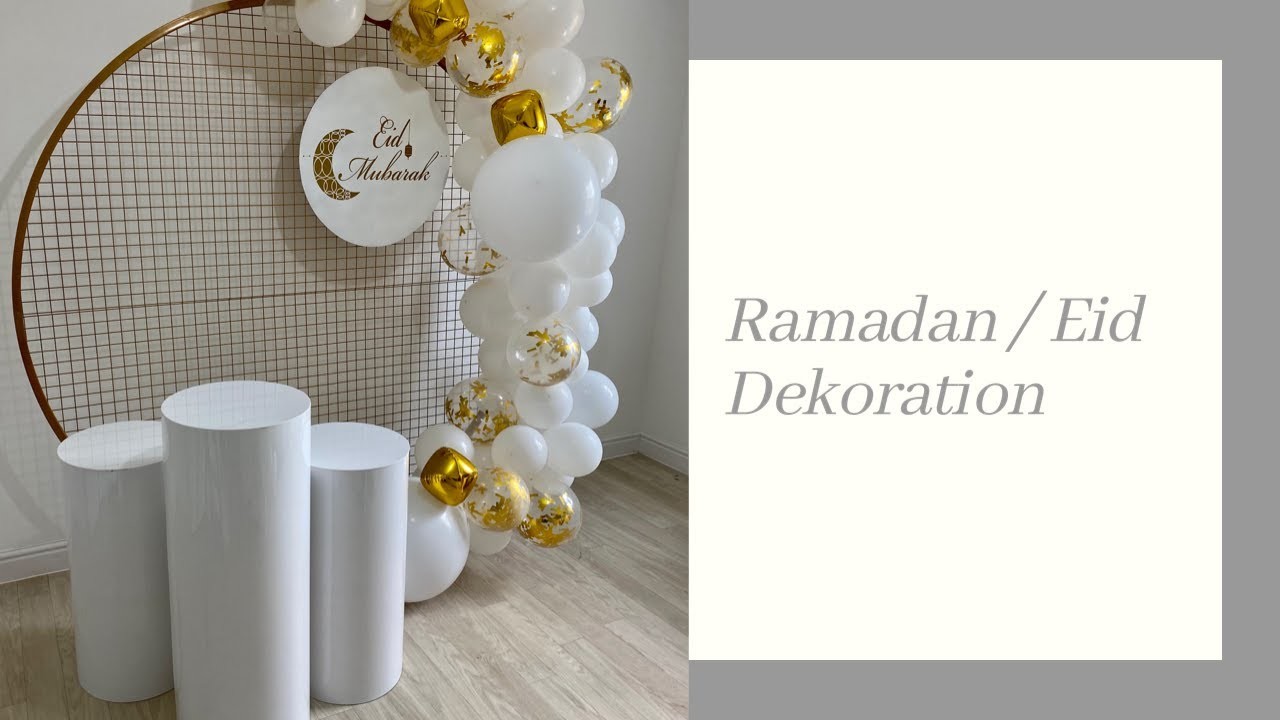 Ramadan (Zuckerfest) Dekoration Idee | Eid Mubarek DIY Decoration