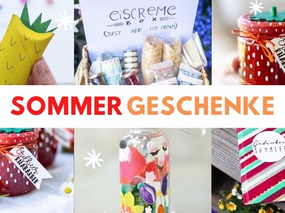 5 DIY Geschenke, die ihr im Sommer verschenken könnt! ☀️ ???? (gegen Langeweile in den Ferien)