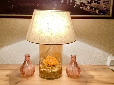 Aus Vasen Lampen bauen - Tischlampe DIY