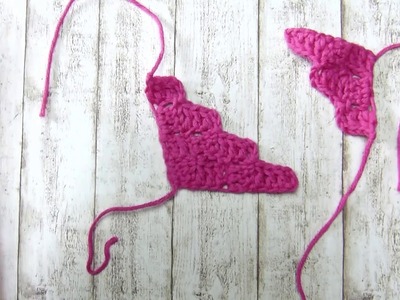 Corner to Corner Häkelteile zusammenfügen