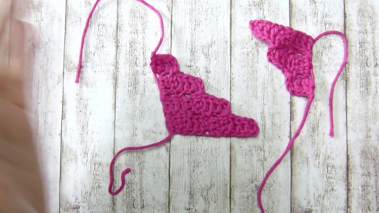 Corner to Corner Häkelteile zusammenfügen