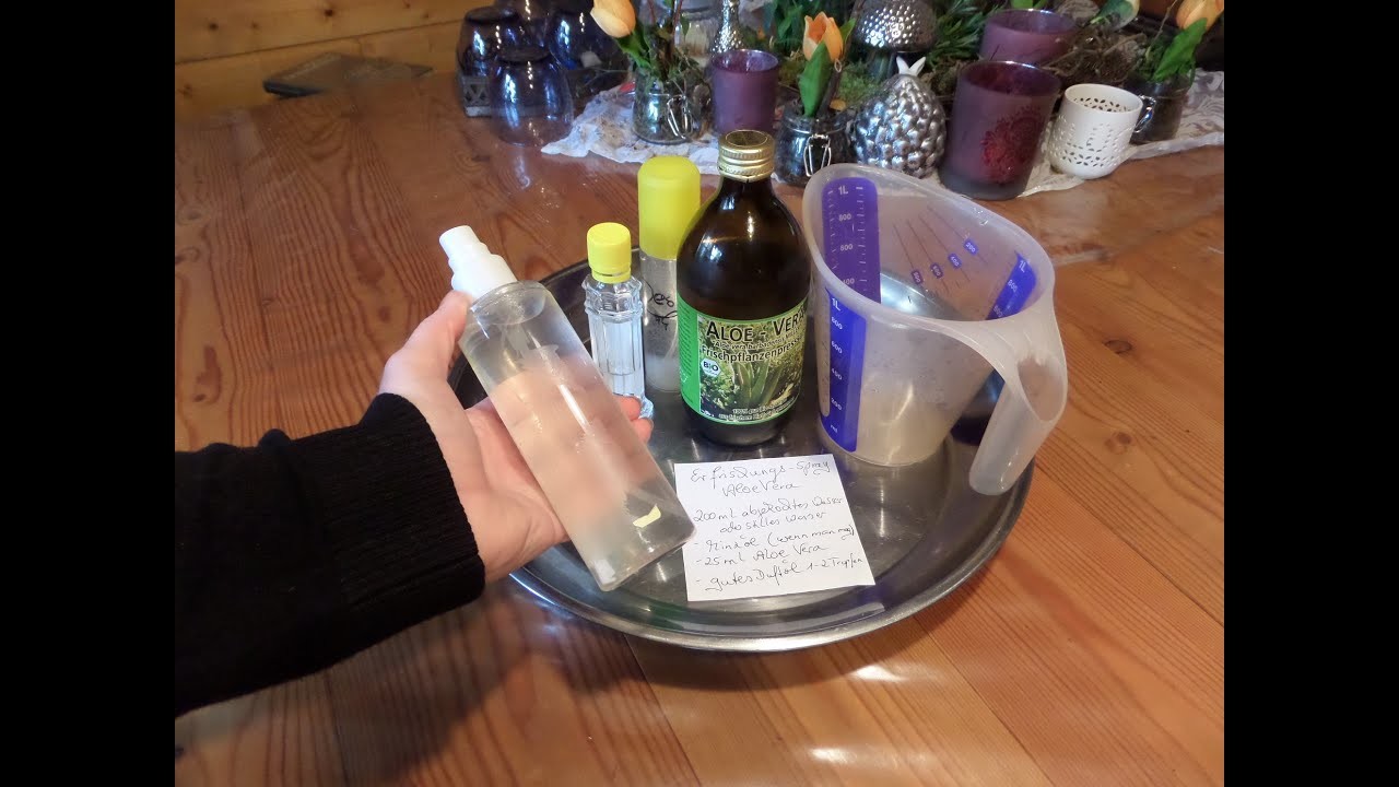 DIY: ALOE-VERA Spray erfrischend, pflegend & kühlend PLUS DESI Spray :))