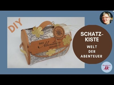 DIY Edle Schatzkiste basteln aus Papier - Verpackungen selbermachen - Anleitung Stampin' Up!