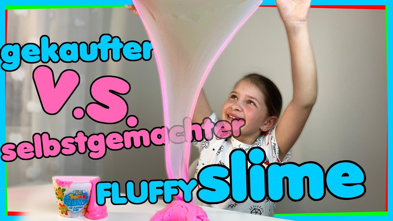 DIY Slime vs. gekaufter Slime. Evelina Show