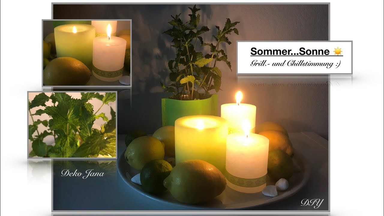 DIY: Sommer Brunch Arrangement☀️????erfrischende Sommer Gartenparty Inspiration, Dekoidee#3. Deko Jana