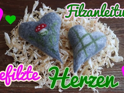 Filzanleitung Herz filzen ????