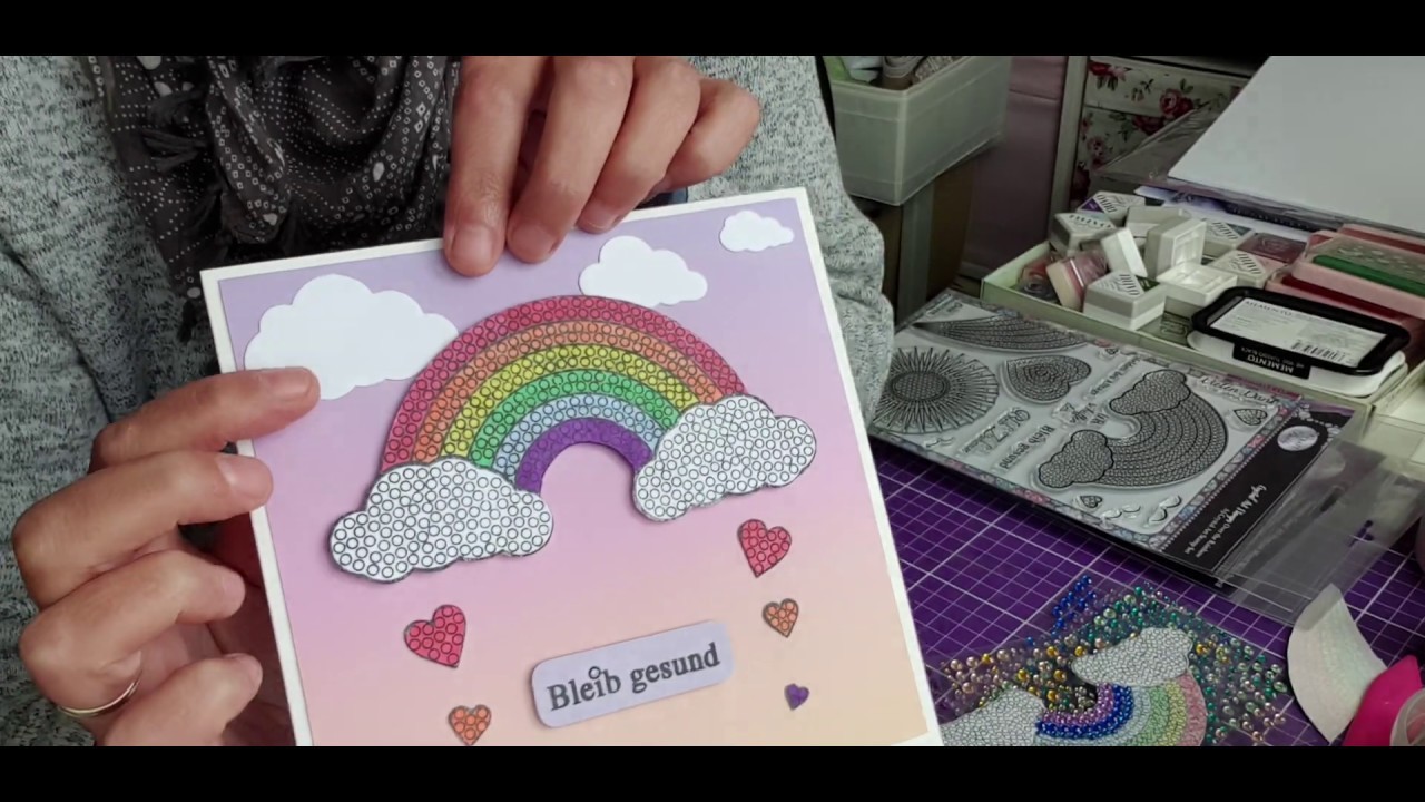 Regenbogen Stempel und mehr von Craft Buddy-Neuheiten -Bleib gesund