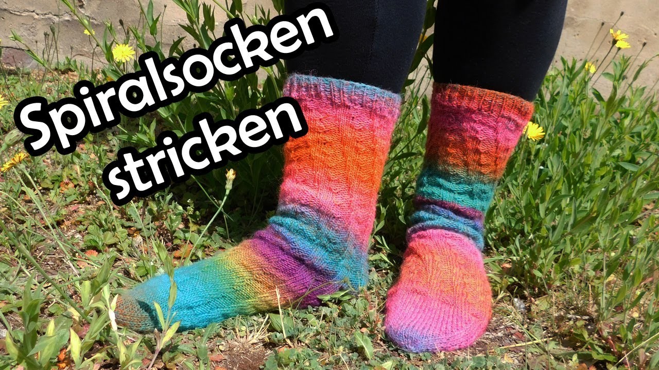 SPIRALSOCKEN stricken - Bobbel Strickanleitung