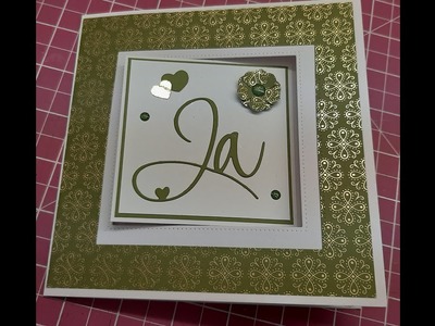 #Swingerkarte #StampinUp #Hochzeit