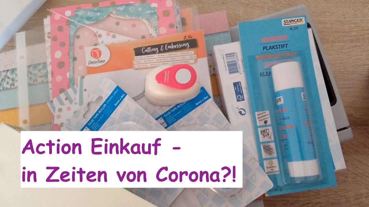 Action Einkauf, in Zeiten von Corona - wie fühlt sich das an? | Carmens bunte Bastelwelt