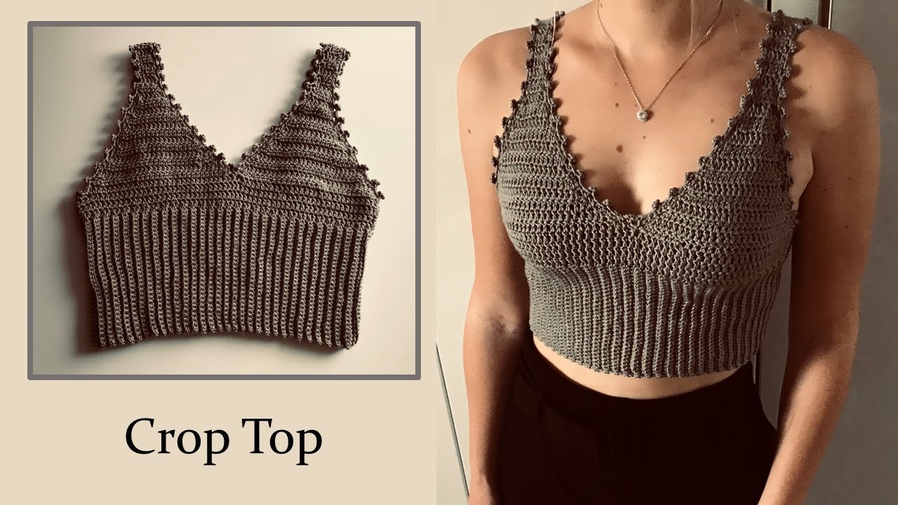 Anleitung für ein gehäkeltes Crop Top | Ohne Schnürung und Bauchfrei | Crochet pattern | DIY
