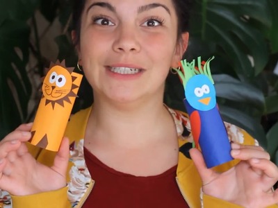 Bastelanleitung: Papprollentiere basteln