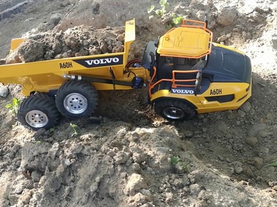 Bruder Volvo Dumper RC Umbau Geländefahrt