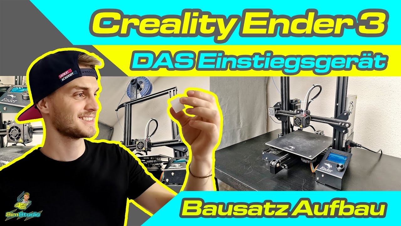Creality Ender 3 BAUSATZ - Aufbau und Probedruck | DER Einstiegsdrucker für DIY