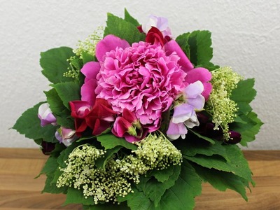 Duft Blumenstrauß mit Gartenblumen binden ❁ Floristik Anleitung ❁ Deko Ideen mit Flora-Shop