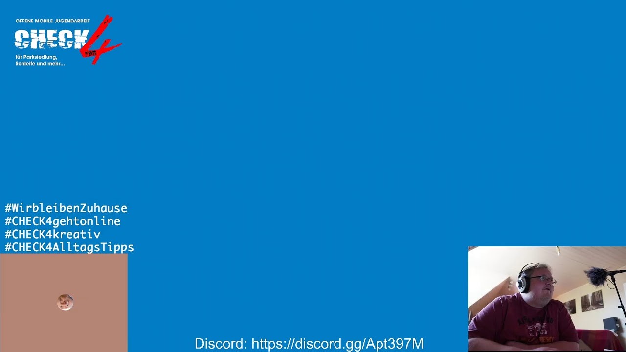 Livestream von CHECK4 Jugendarbeit