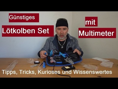 ✅Lötkolben Set WOWGO ????️Lötset mit viel Zubehör Entlötpumpe Multimeter Lötstation Review deutsch