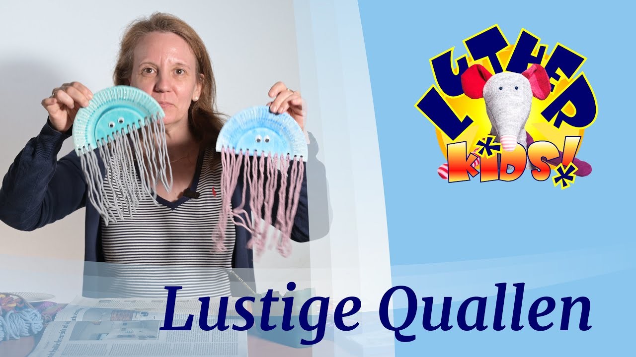 Lustige Quallen basteln