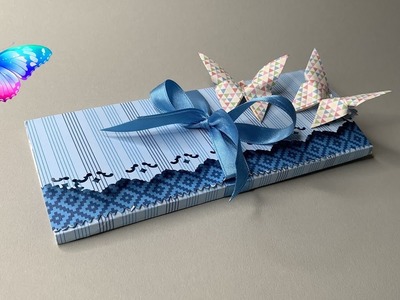 Origami Schmetterling DIY | Eine schöne Art das Geschenk zu schmücken