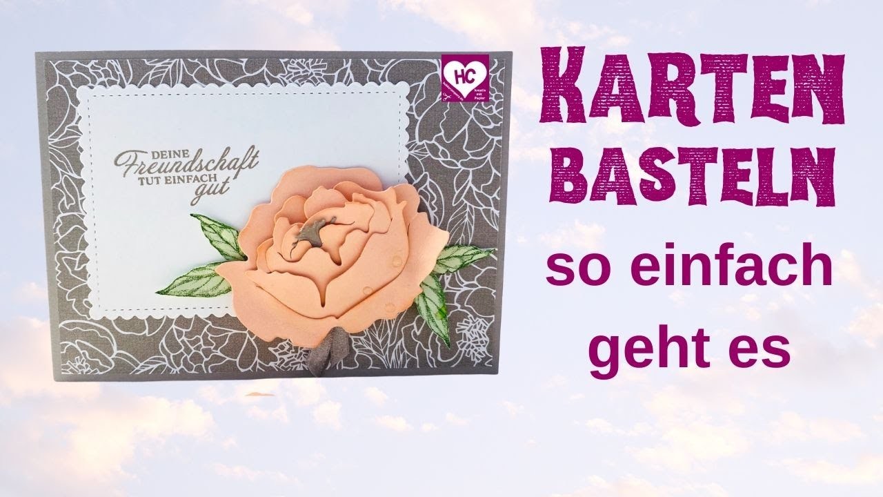 Pfingstrosenpracht Karten basteln +Tipps