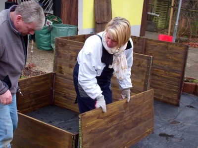 Wir bauen ein Hochbeet im Garten