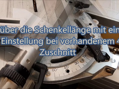 2 Wege Zuschnitt von 45-90-45 Dreiecken??? Tischkreissäge Tipps