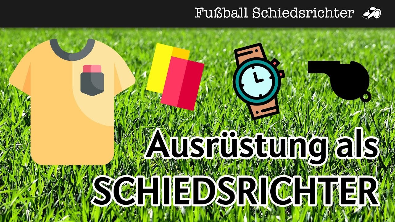 Ausrüstung eines Schiedsrichters
