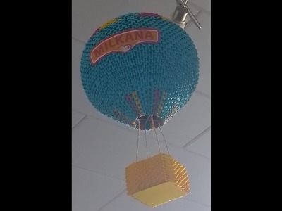 Ballon - Origami 3d - Bauanleitung - Deutsche Beschreibung - Balloon - Tutorial