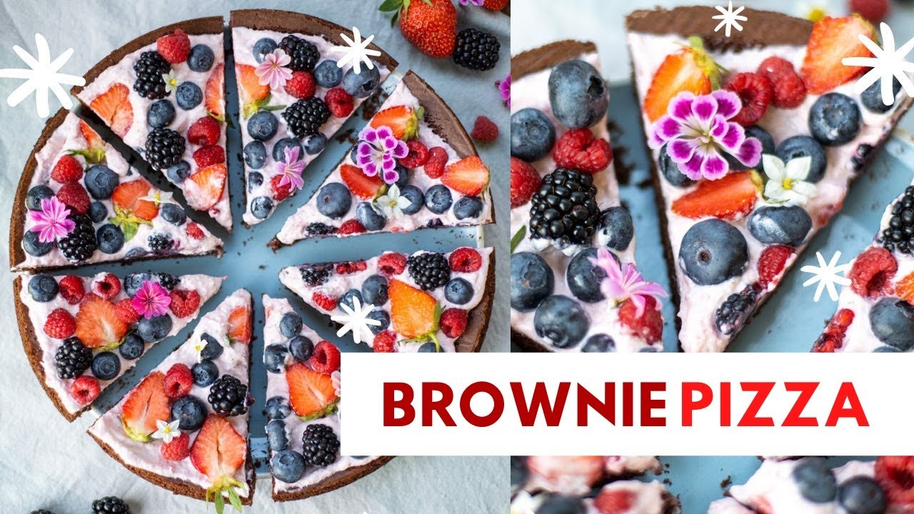 DIY Brownie-Pizza | Leckerer Kuchen für den Sommer