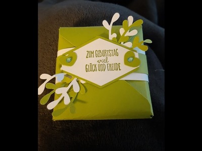 DIY Leporello-Gutschein-Karte mit Produkten von StampinUp