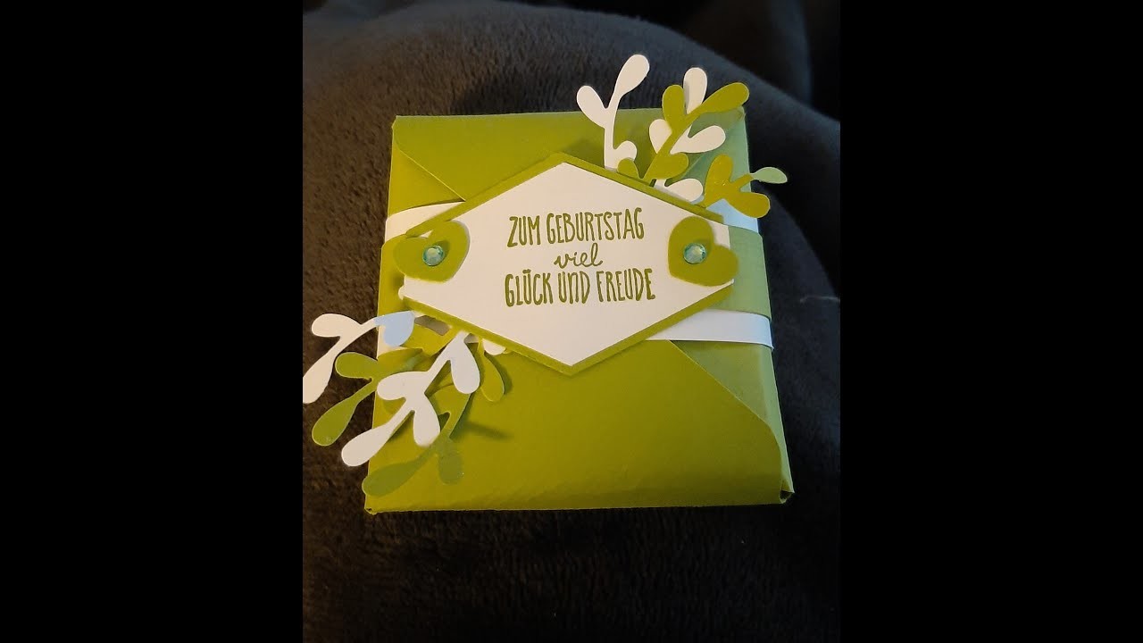 DIY Leporello-Gutschein-Karte mit Produkten von StampinUp