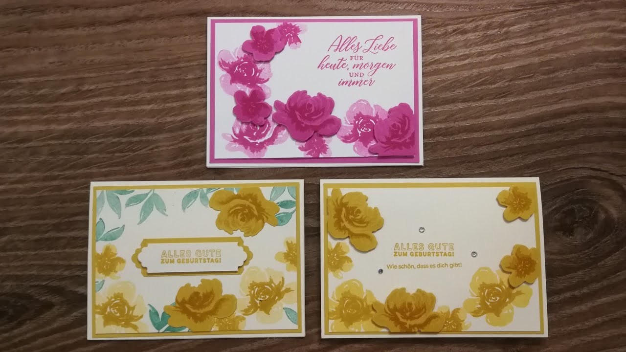 Geburtstagskarte mit dem Stempelset "Alles Schöne und Gute" von Stampin'Up!®