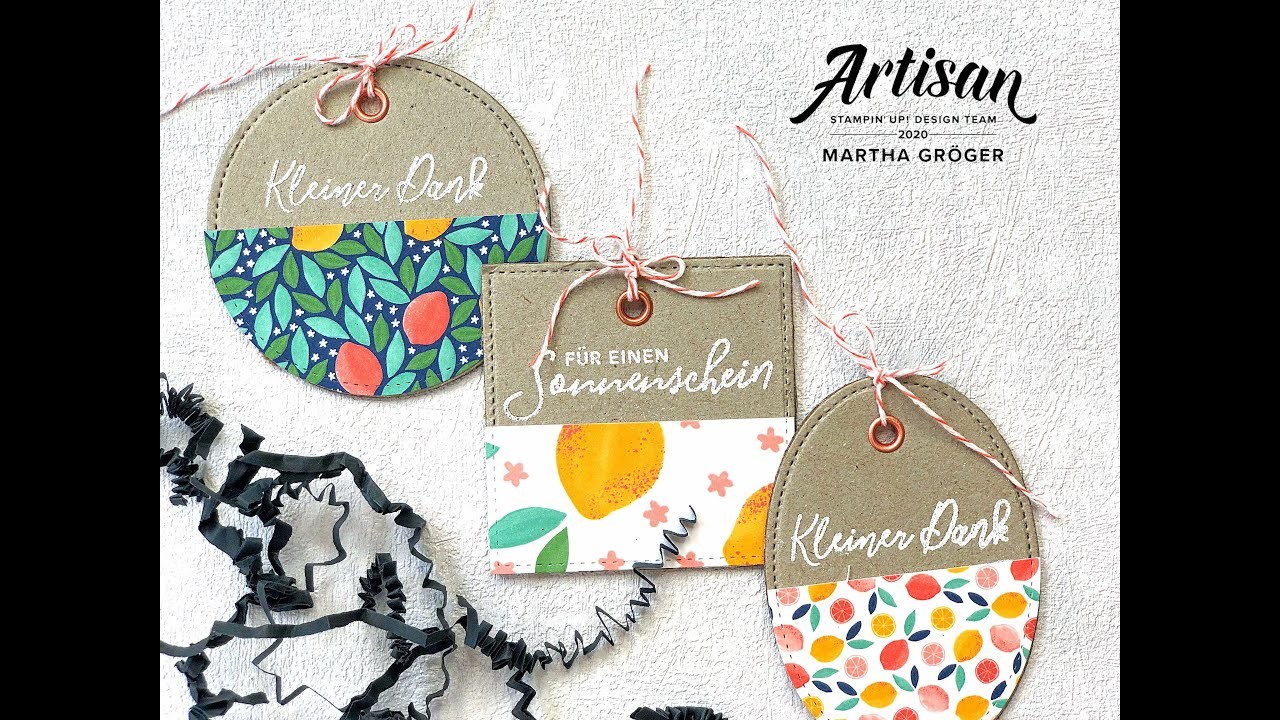 ???? Geschenkanhänger Frisch & Fabelhaft I DIY I Stampin' Up!